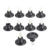 10Pcs M6 M8 Screw On Furniture Glide Leveling Foot Adjustable Diameter Home Table Desk Glide Leg Leveler Leveling Foot Adjuster