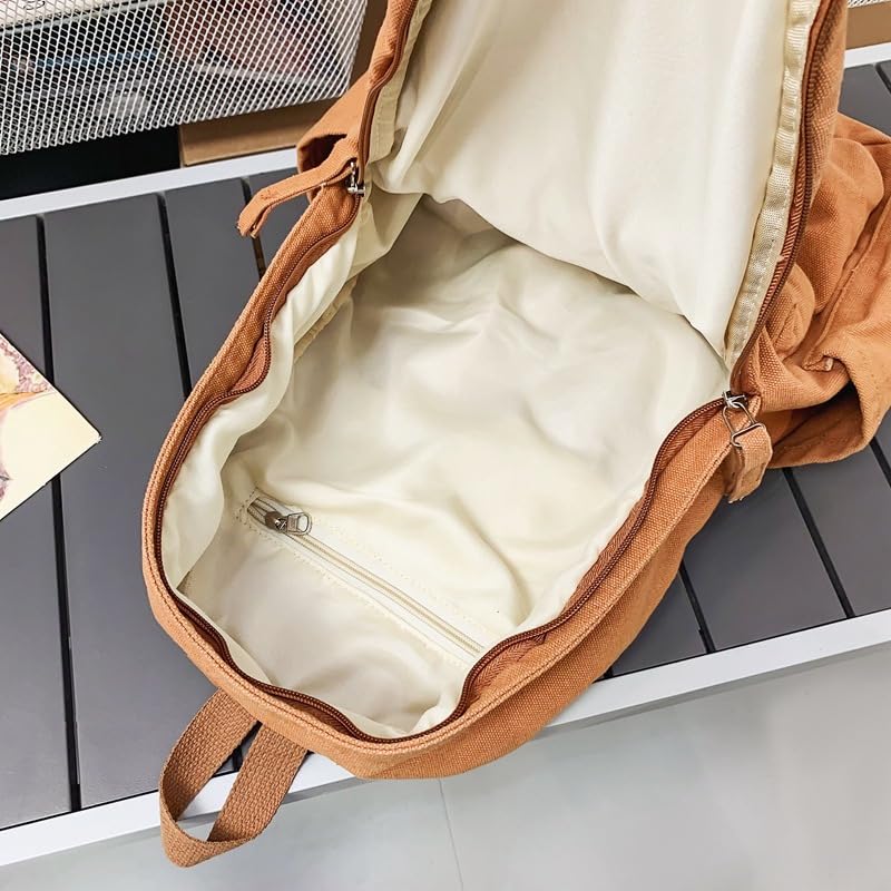 Zaino in tela vintage più grande [La selezione] (Nero)