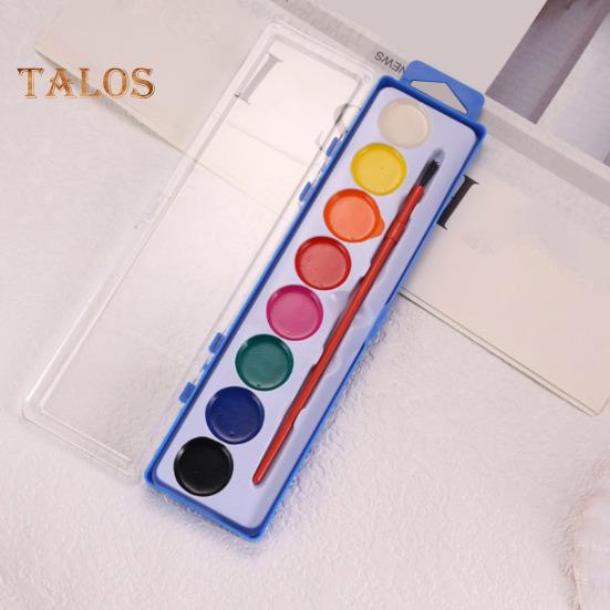 Boxed Watercolor Paint Set Washable Watercolor Paints with Paintbrush Portable Watercolor Palette Kids Art Supplies for Birthday Gift Classroom Travel