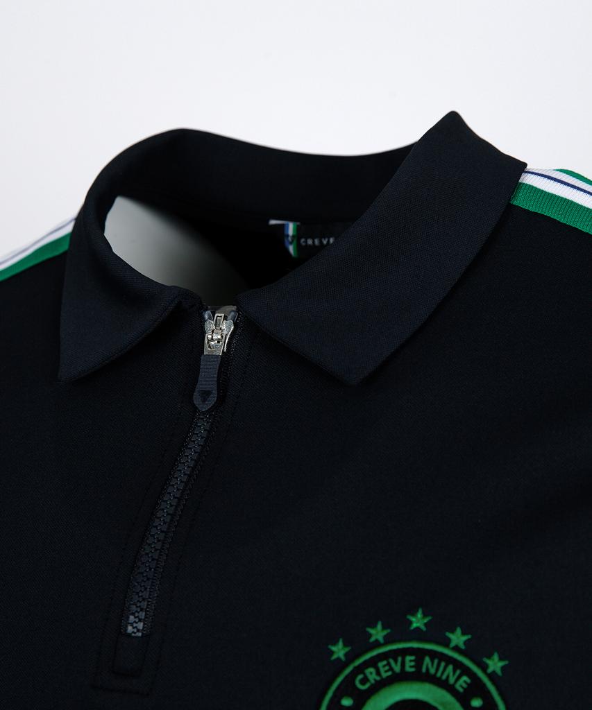 CREVE9 Functional Pique Capri Polo Bk