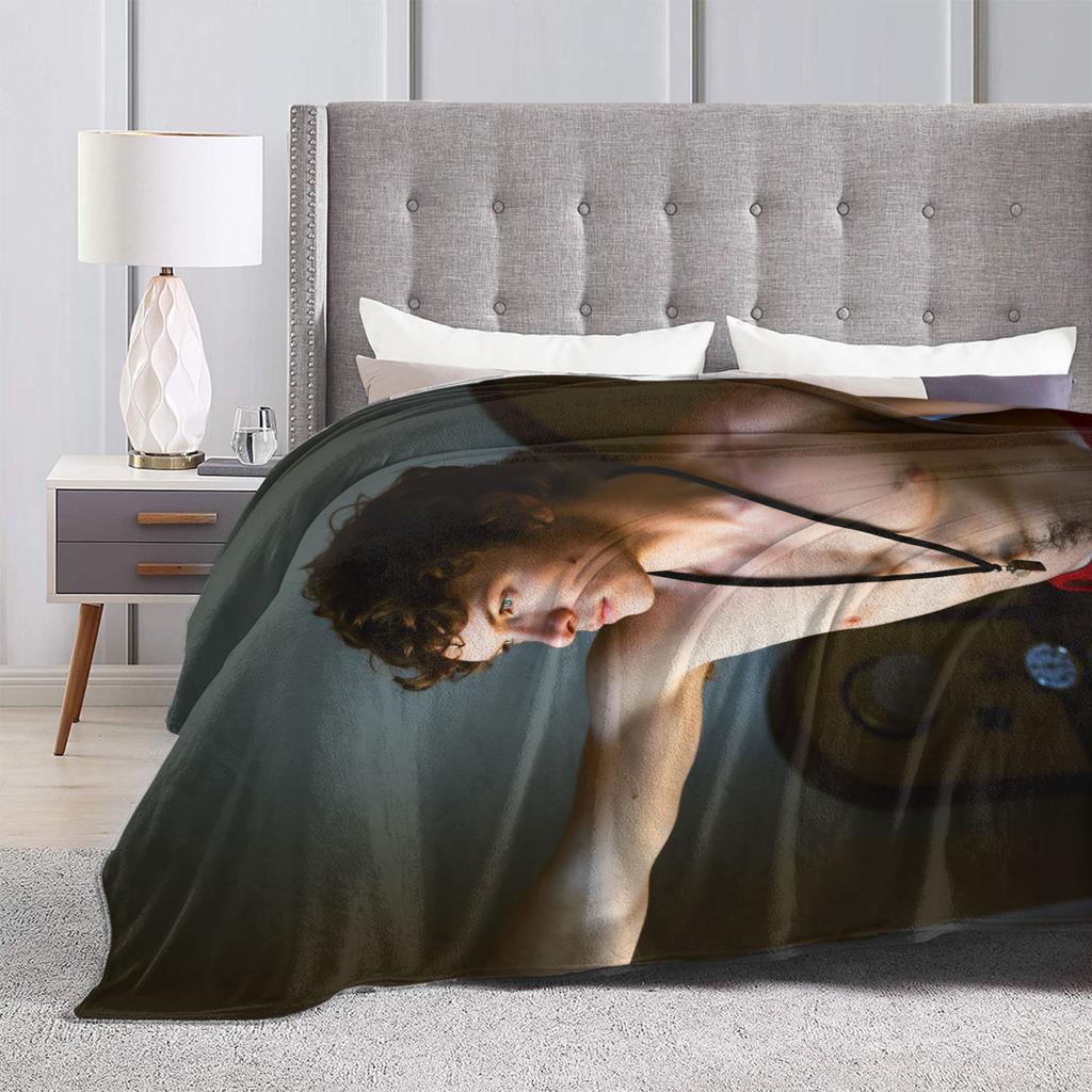 Connor Storrie Heated Rivalry Blanket Quality Warm Throw Blanket Winter Airplane Travel Couch Chair Fluffy Bedspread