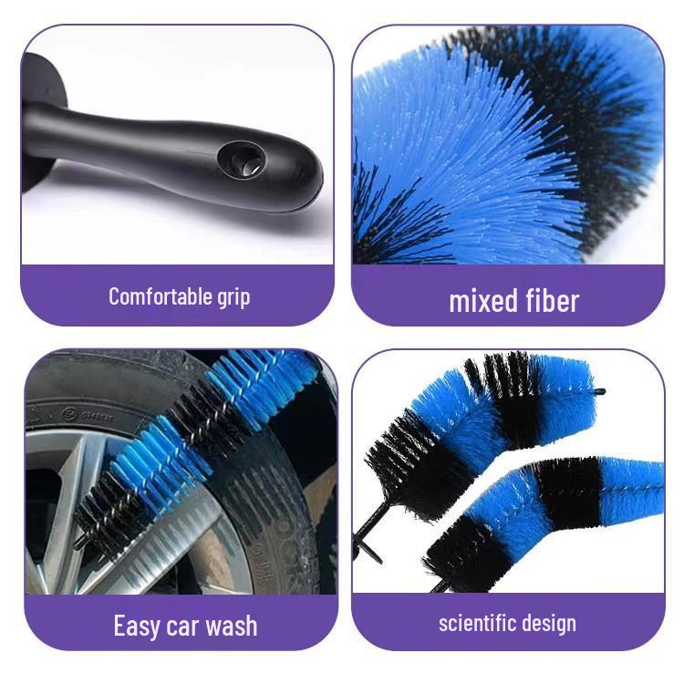 20-Piece Soft Bristle Car Cleaning Brush Set for Interior Detailing