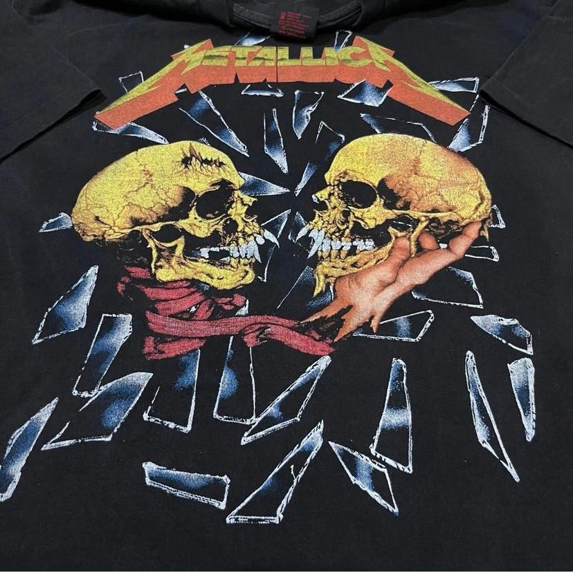 Vintage METALLICA Sad But True Sz.L 90s Metal Band Single Stitch T-Shirt REPRINT