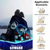 1pc, Disney Pixar Onward Merchandise: Home Decor, Throw Blankets for Couches, Outdoor Blanket Gifts, Flannel Coverlet, Perfect for Bedroom
