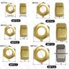 Gold-Plated Brass Hexagonal Nut - M2, M3, M4, M5, M8 Options Available