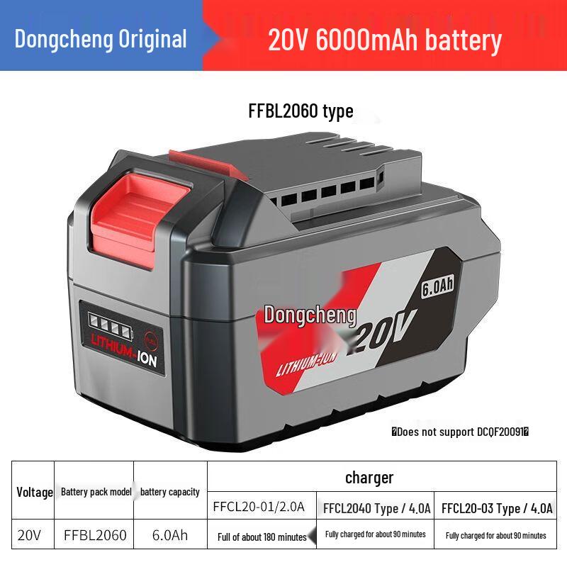 Dongcheng Original Lithium-ion Batteries & Chargers CN plug (adapter included)