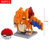 Pokemon Toy Lega Building Blocks Pokémon Action Cartoon Character Charizar Mewtwo Model Building Block For Boys Birthday Gifts