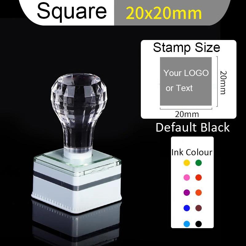 Custom Self Inking Return Stamp Address Personalized Signature Easy Stamping Seal Customized Your Design LOGO Rubber Stamps DIY