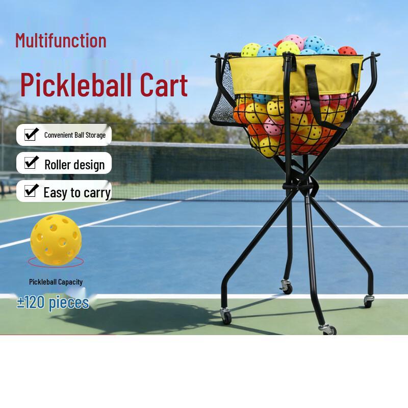Bitor Portable Folding Tennis & Pickleball Ball Cart