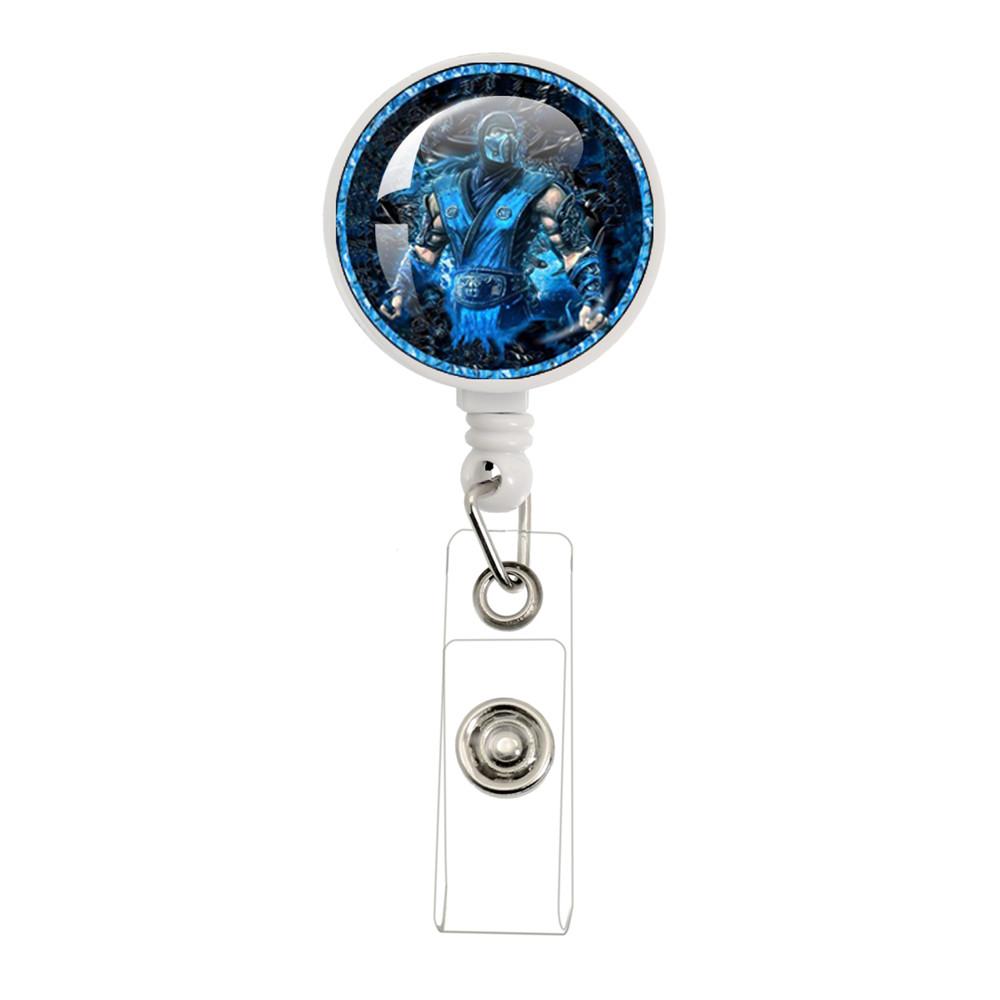 New Mortal Kombat Games Retractable Badge Reel ID Card Name Card Display Tag Staff Card Badge Holder Accessories Gifts