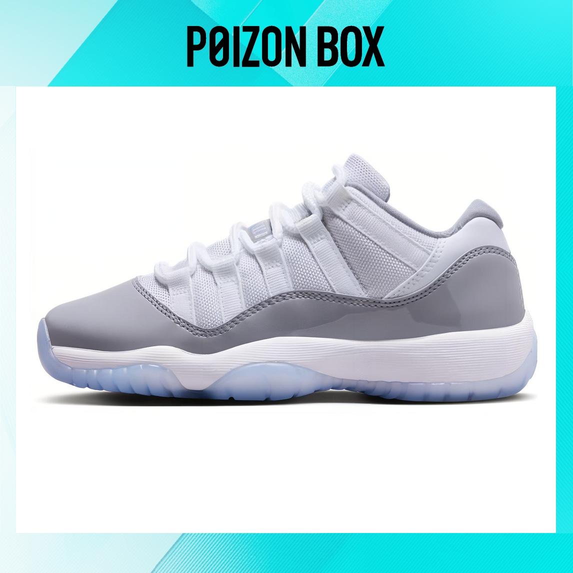

кроссовки Jordan 11 Retro Low Cement Grey (GS) 528896-140