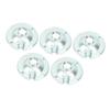 5PCS Industrial Lamp Shade Iron Warehouse Factory Mining Light Lampshade Internal Thread G1 2