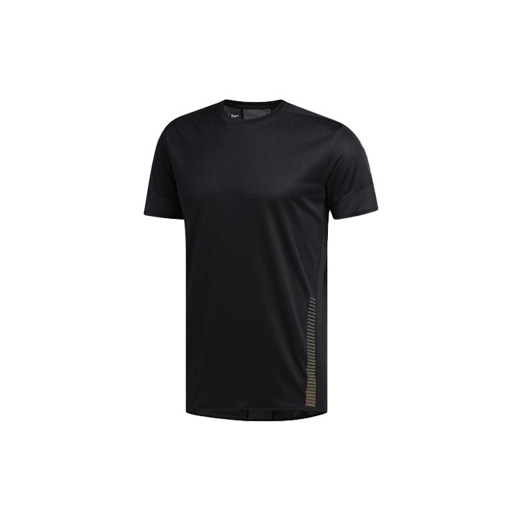 Adidas T Shirts Men's Black Crew Neck Moderate Straight Fit EI6321