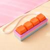 Portable Stress Relief Toy with Button Lanyard Anti-Anxiety Fidget Toy for Adults Kids Office Travel Pressure Alleviation