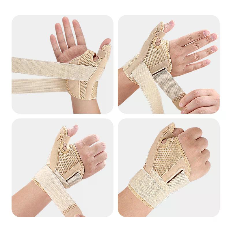 Flexible Splint Wrist Thumb Support Brace Adjustable Wrist Thumb Stabilizer Immobilizer Trigger Thumbs Support Braces