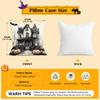 Pumpkin Witch Castle Ghost Pillowcase Printed Polyester 45X45Cm Throw Pillowcover Decorative Sofa Cushion Pillowslip Home Decor