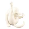 Cat Statue Funny Resin Cat Licking Butt Figurine Ornament Cute Cartoon Animal Sculpture Home Desktop Craft
