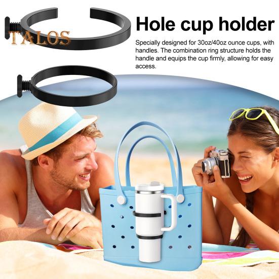 Cup Holder 30/40oz Universal Cup Holder for Bogg Bag Single Nut Design Multi-functional Cup Holder for Travel And Outdoor Activities
