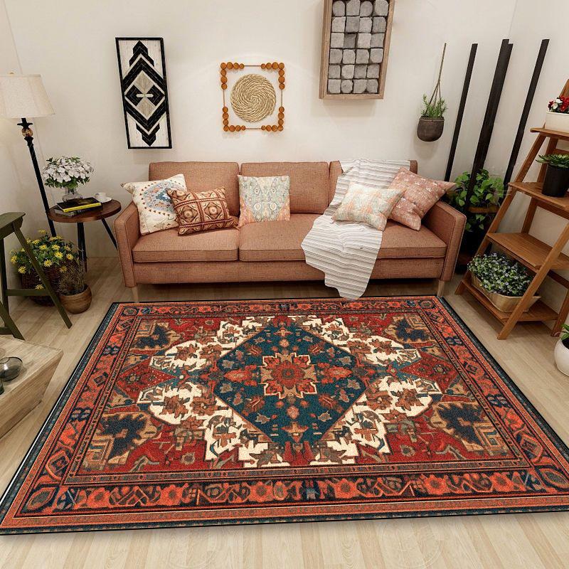 

Персидский ретро ковер для гостиной, национальный стиль, украшение дома, нескользящие моющиеся коврики 200x300, для спальни, прикроватные коврики 60*90cm