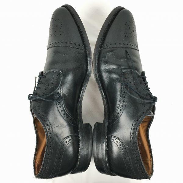 Allen Edmonds Sanford Vintage Cap Toe Shoes Black Size 9.5D 27.027.5 Men’s(USED)
