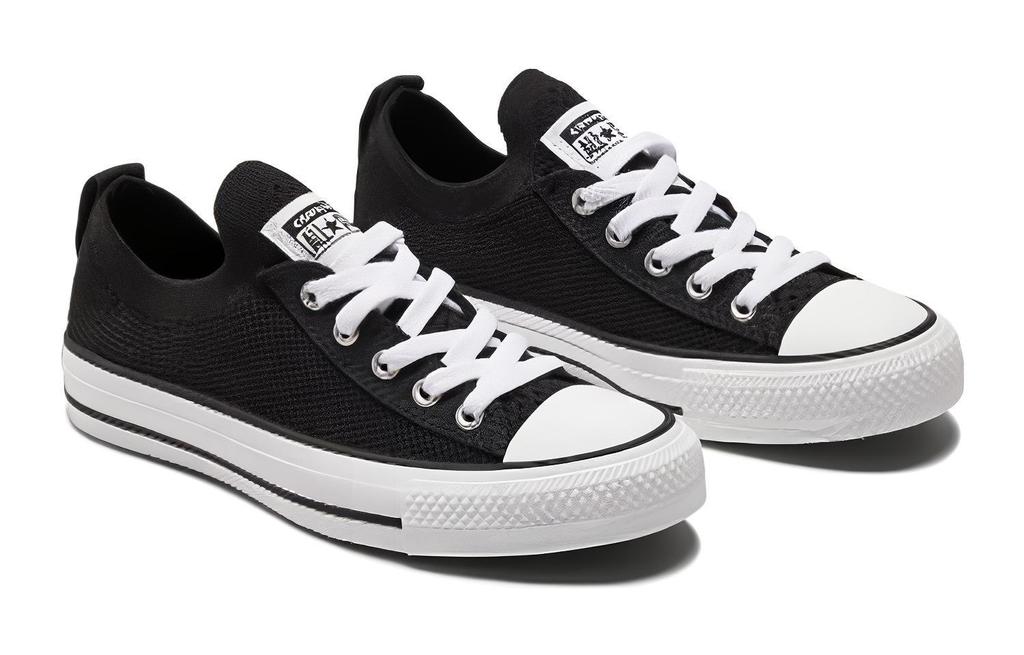 Converse Chuck Taylor All Star Knit Low Top Kids Canvas Shoes Black A06001C