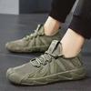 Fashion Men's Casual Shoes Breathable Mesh Non-slip Wear-resistant Leisure Low-top Shoes 2025 New Summer New Arrival Walking Shoes