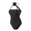 One Piece Dress Swimsui Women Push Up Swimwear Flower Bodysuit Swimming Suits Summer Print Bathing Suit
