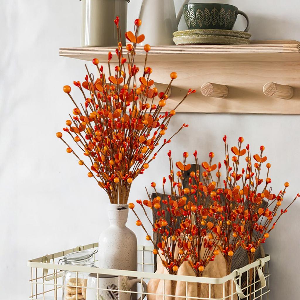 Halloween Berry Branches Thanksgiving Branches Hand-rolled Berry Artificial Fruit Bundle
