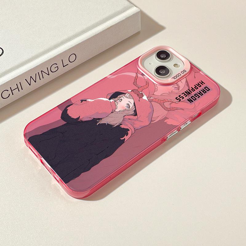 

Shy Girl for Apple 17/16 Pro Cute 15/14 Fun IPho Ne11 Phone Case For Apple 6