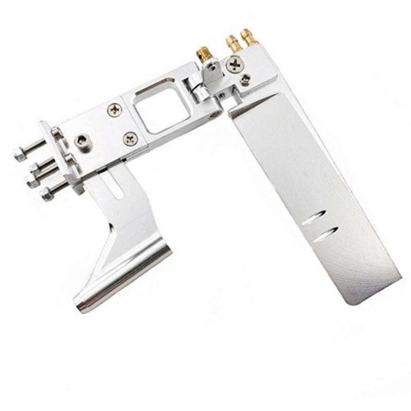 Aluminum 4mm Shaft Bracket with Integrated Water Suction Rudder Ensuring Stable Steering in Boats Easy Installation