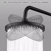 Water Saving Shower Head Featuring Advanced Pressure Boosts & Large Sprays Surfaces for Efficient Rinsing Use