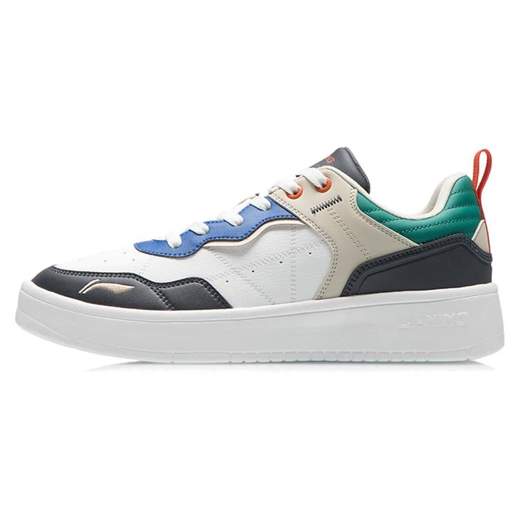 

LiNing The Beginning Of The Line Low Top Skateboard Shoes Men s White Black Green 43.5