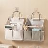 Fabric Storage Hanging Bags Available in Single Or Double Packs, Wall-Mounted Storage Pockets for Dorm Rooms, Door-Hanging Organizers
