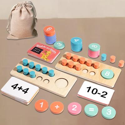 Math Learning Toys Early Education Toy Development Brain Teaser Montessori Counting for
