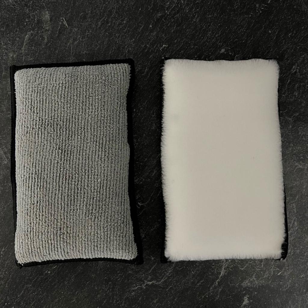 Interior Car Wash Pad Soft Absorbent Detailing Bristle Cleaning No Scratch Car Household Microfiber Scrubbing Sponge For