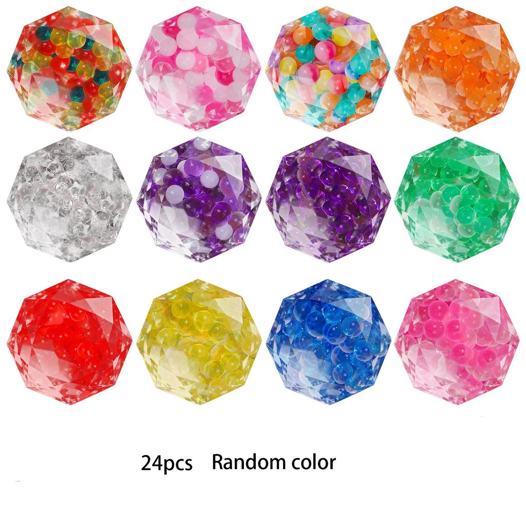 Tpr Diamond Water Bead Ball For Stress Relief And Pinching, Stress Relief And Release Ball, Squeeze Sensory Toys