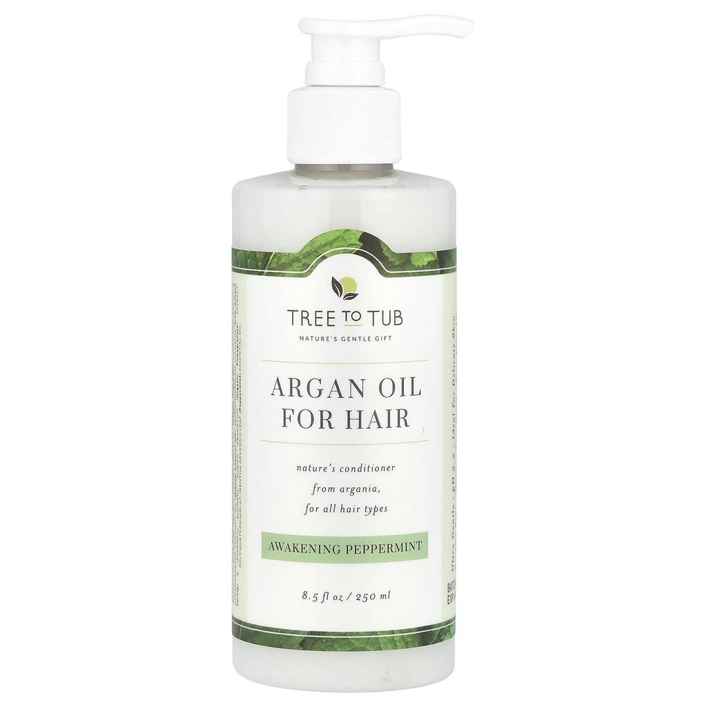 Argan Oil Hair Conditioner, All Hair Types, Awakening Peppermint, 250 Ml (8.5 Fl Oz)