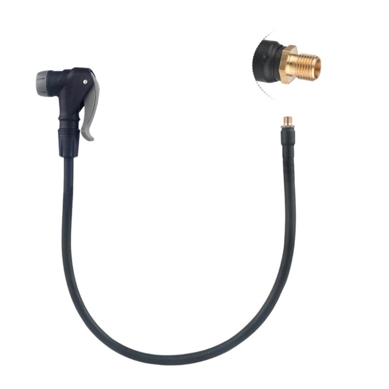 Cycling Accessory Inflation Adapter Car Tire Inflation Clamp Air pumps Extension Tube Adapter Vehicle Tyres Repair Tool
