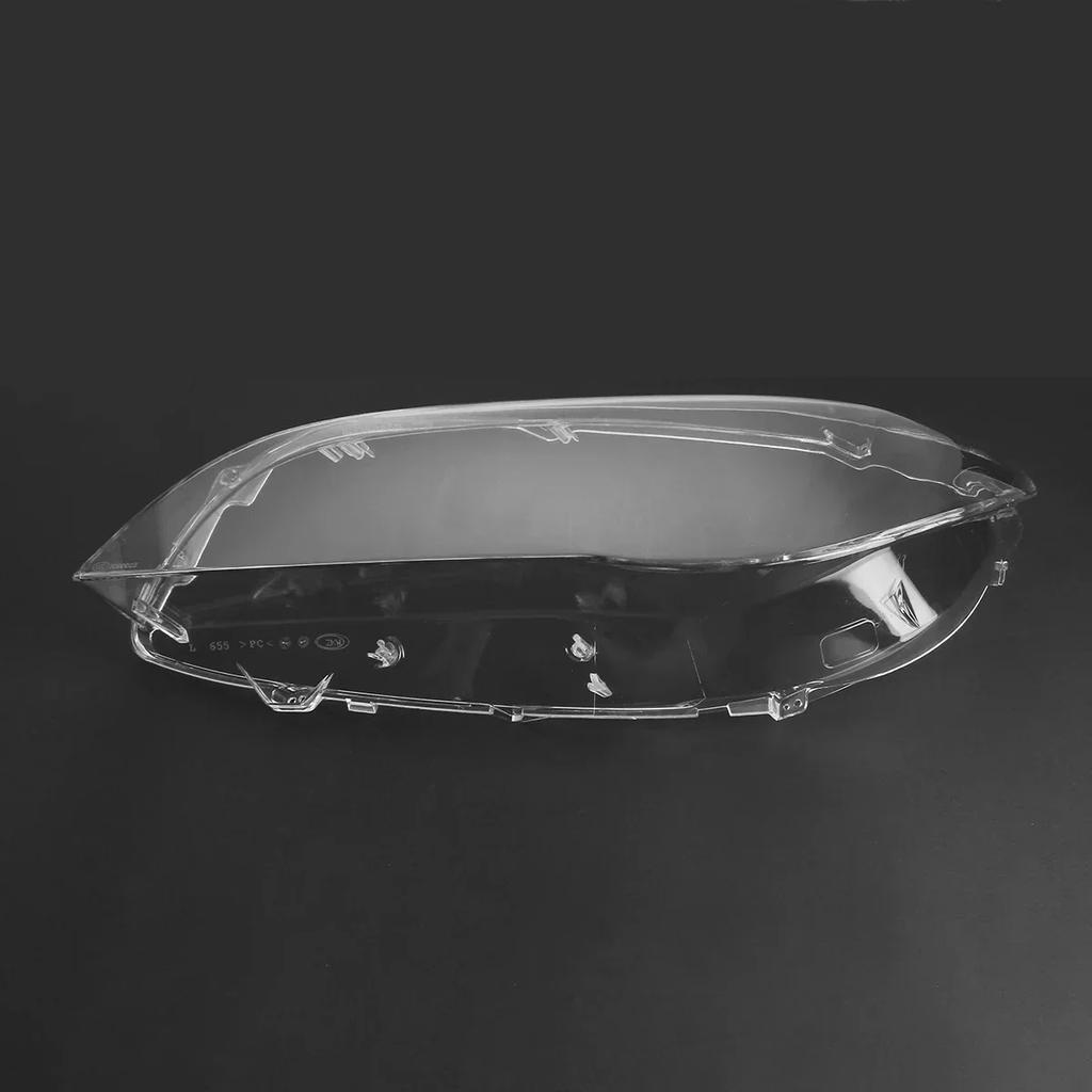 Pair Front Headlight Lens Cover For BMW F01 F02 740i 740Li 750i 750Li 760i 2009-2015 Clear Headlamp Shell Transparent Lampshade