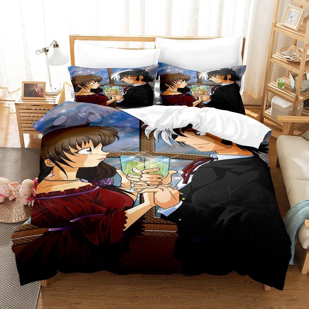 

New Anime Young Black Jack Bedding Set Single Twin Full Queen King Size Bed Set Adult Kid Bedroom Duvet Cover Sets Home Textile EU single(135x200cm)