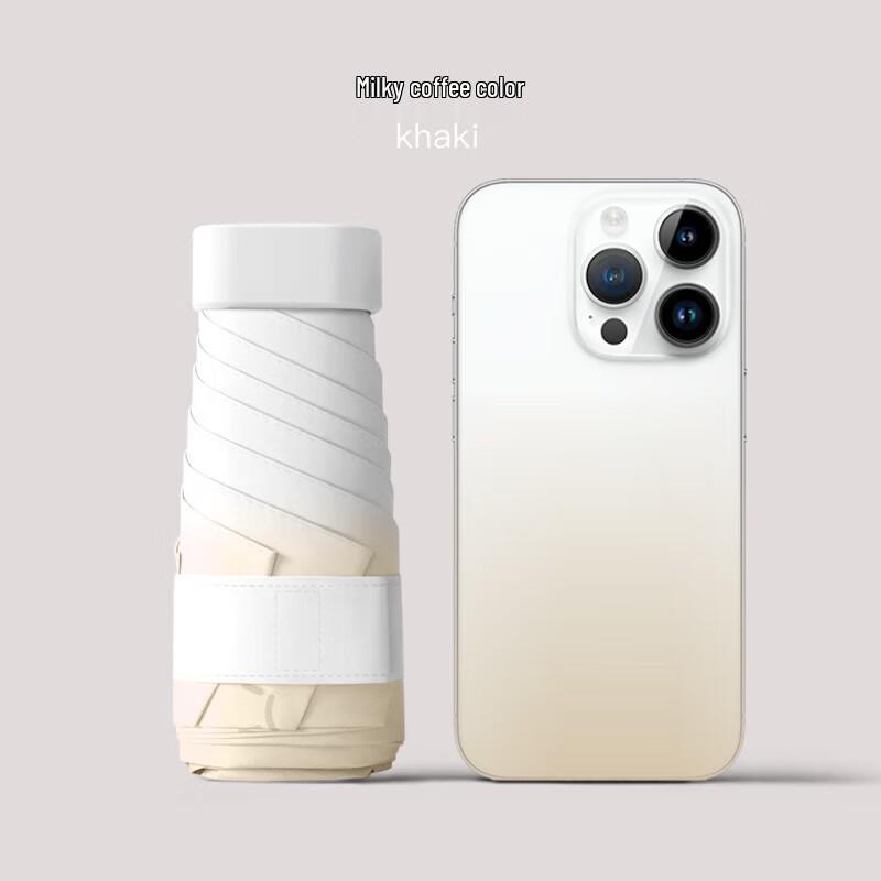 MAYDU Five-Fold 6-Rib UV Folding Umbrella