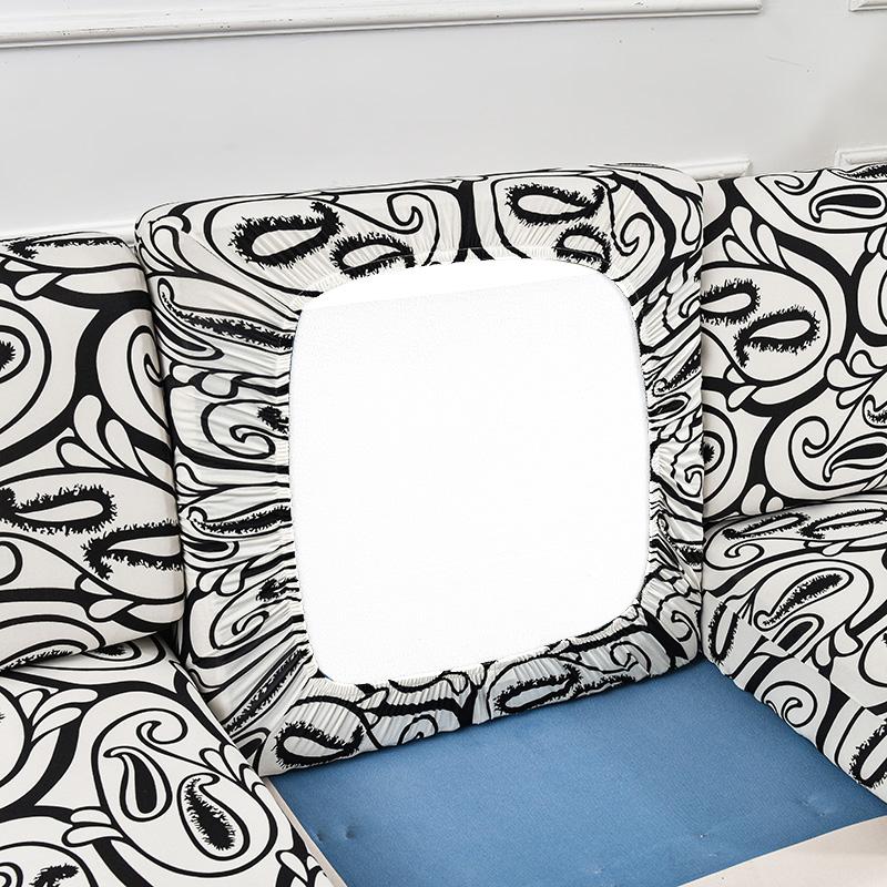 Newest Floral Sofa Seat Cushion Cover Non-Slip Chair Cover Stretch Sofa Cover For Living Room Replacement For Individual Cushion
