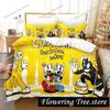 Cartoon Mugman Cuphead Bedding Set Duvet Cover Bed Set Quilt Cover Pillowcase Comforter king Queen Size Boys Adult Bedding Set