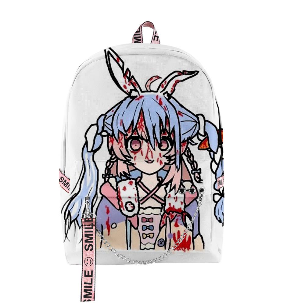 Klassieke Nieuwigheid VTuber Pipkin Pippa Anime 3D Print Schooltassen Unisex Oxford Waterdichte Notitieboek multifunctionele Reistassen