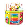 Multifunctional Wooden Early Education Maze and Bead Box for Children Ages 1-3