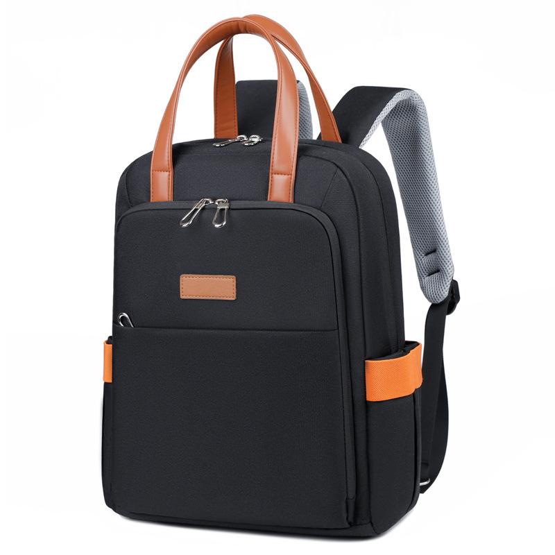 Multifunctional Simple Casual Backpack Large Capacity Portable Laptop Bag Lightweight and Versatile College School Bag