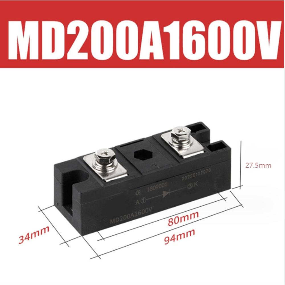 MD200A 1600V For Solar Rectifier Diode with Heat Sink for Battery Charge Discharge and Static VAR Compensators