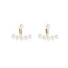 Retro Light Luxury Korean-Style Pearl Tassel Earrings for Women