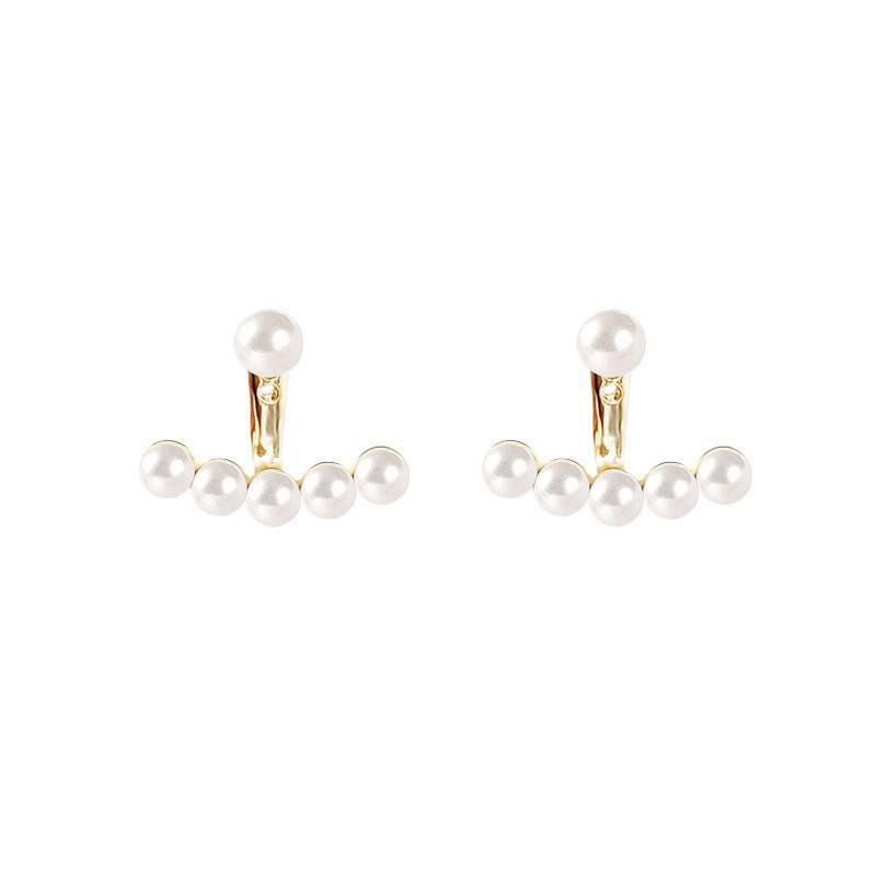 Retro Light Luxury Korean-Style Pearl Tassel Earrings for Women