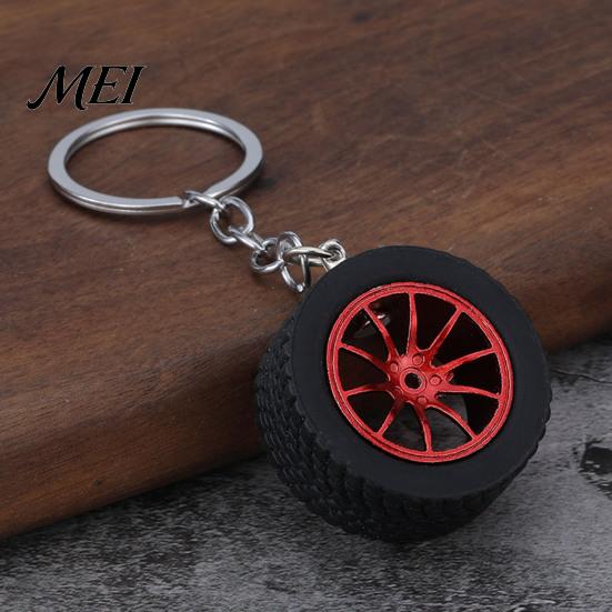 Wheel Keychain Car for Backpacks, Key Ring Holder, Bag Pendant Handbag Decorative Accessory, Gift Enthusiasts Portable Holder